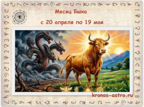 20 апреля - 19 мая. Месяц Быка: хранитель очага и защитник земли